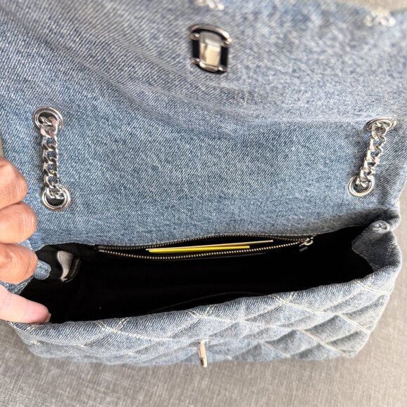 Marc Jacobs The Quilted Denim Dual Convertible Shoulder Bag - Picture 2 of 3